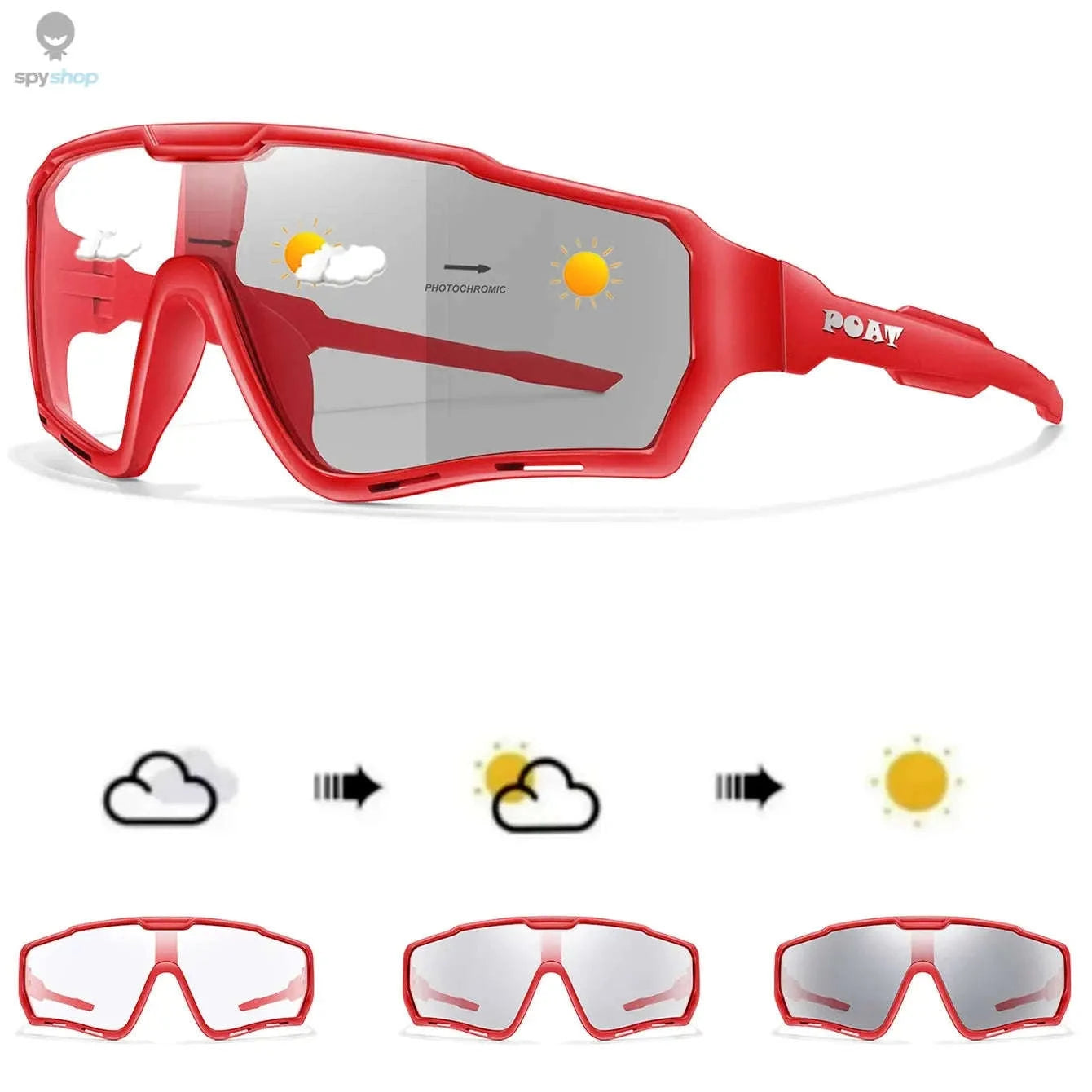 POAT Photochromic Cycling Sunglasses-AP2