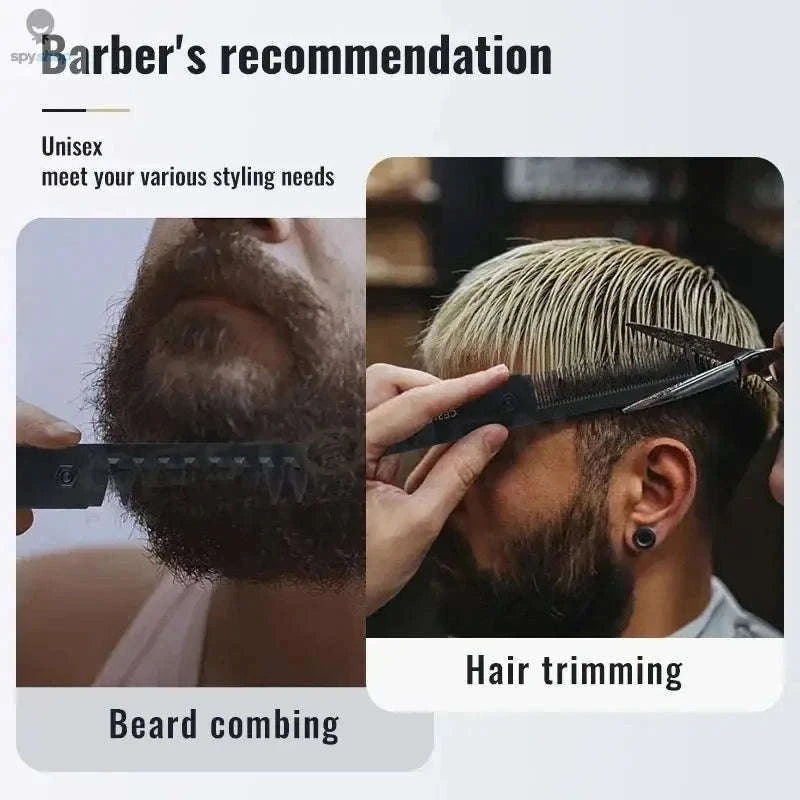 Pocket Folding Comb for Hair and Beard Grooming On the Go-Purple