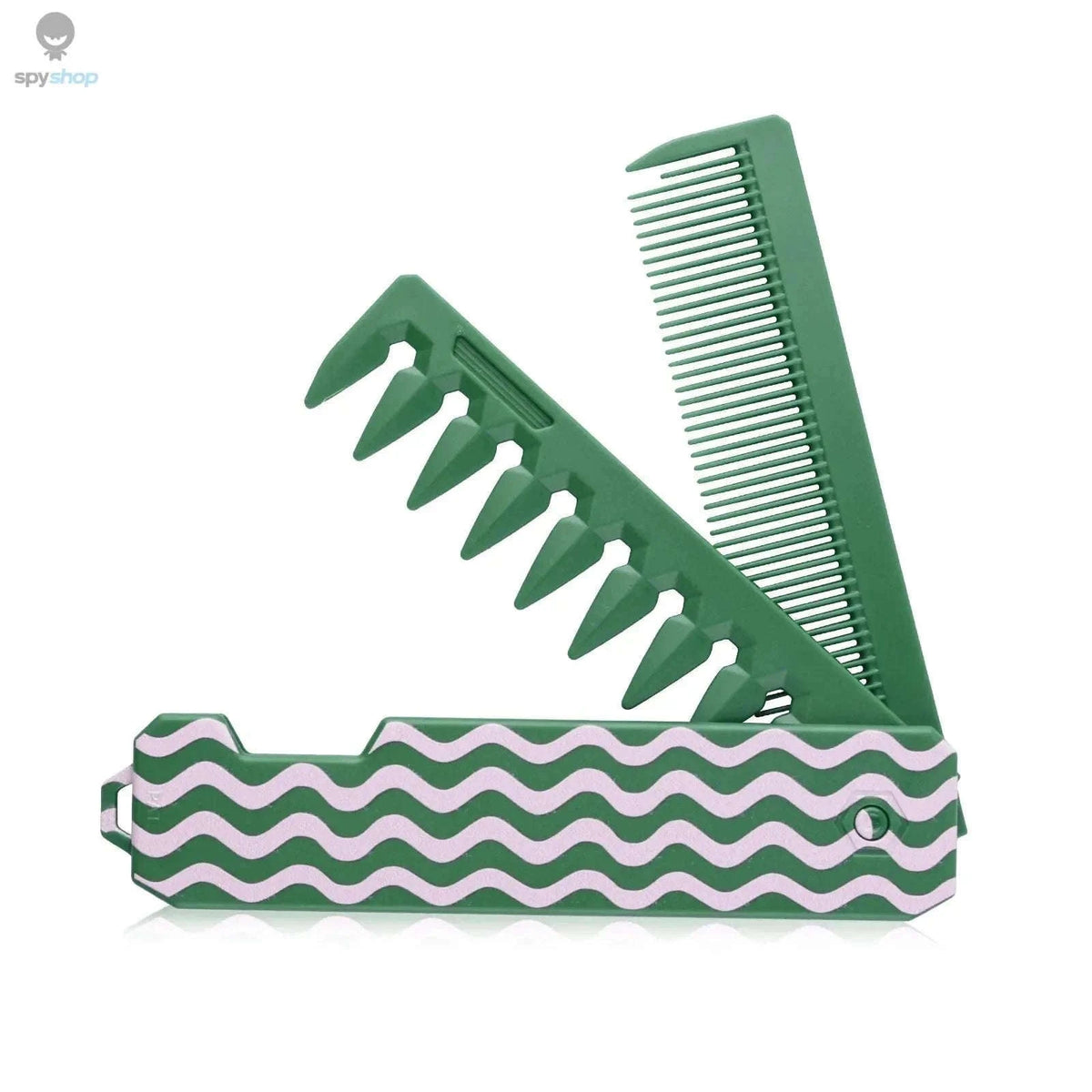 Pocket Folding Comb for Hair and Beard Grooming On the Go-Purple