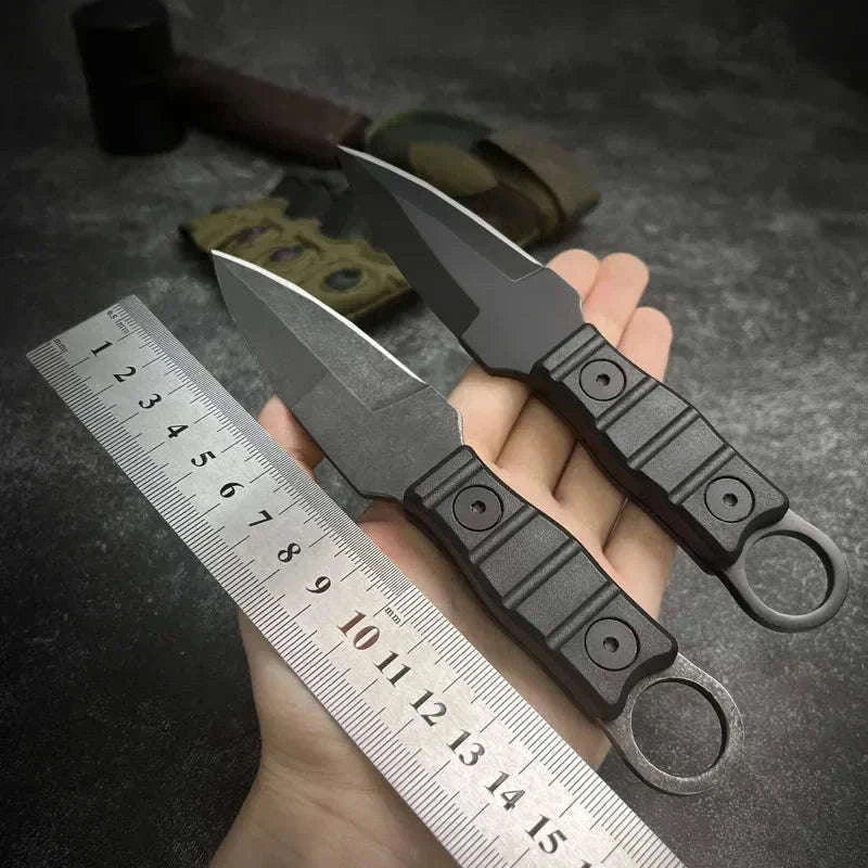 Pocket Knife with K Sheath for Outdoor and Everyday Use-D