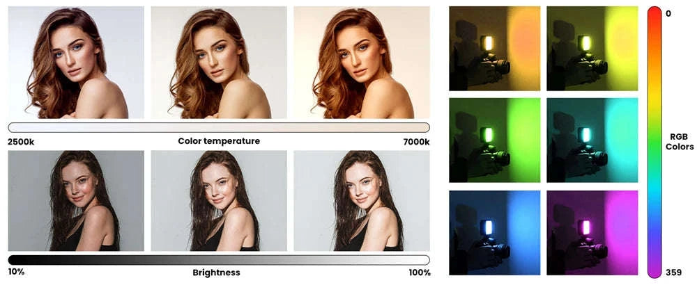 Pocket RGB Fill Light Portable LED Video Light-Default Title