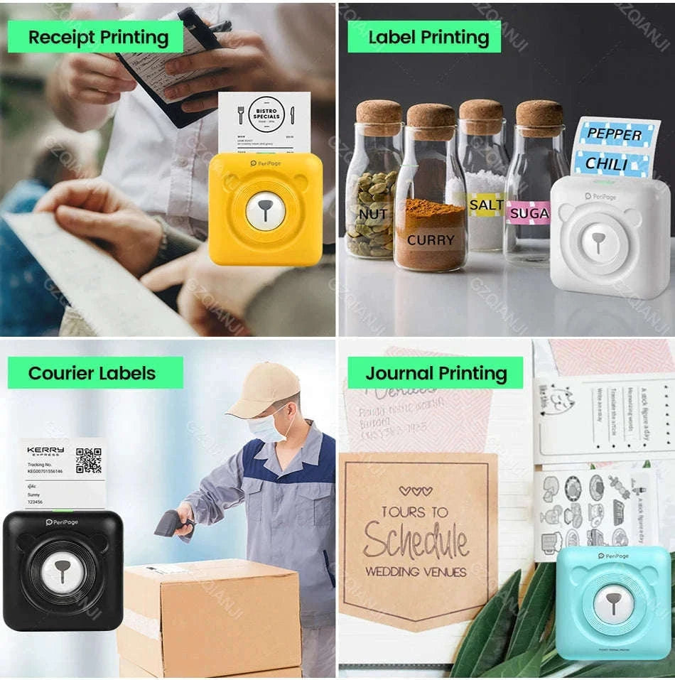 Pocket Thermal Printer 2” 304DPI Bluetooth Mini-304dpi RD Printer