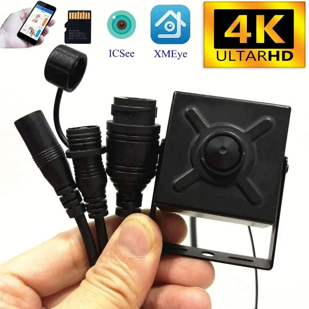 POE SD Card Recording IP Pin‑Hole Camera-8MP IMX415 / 3.6mm
