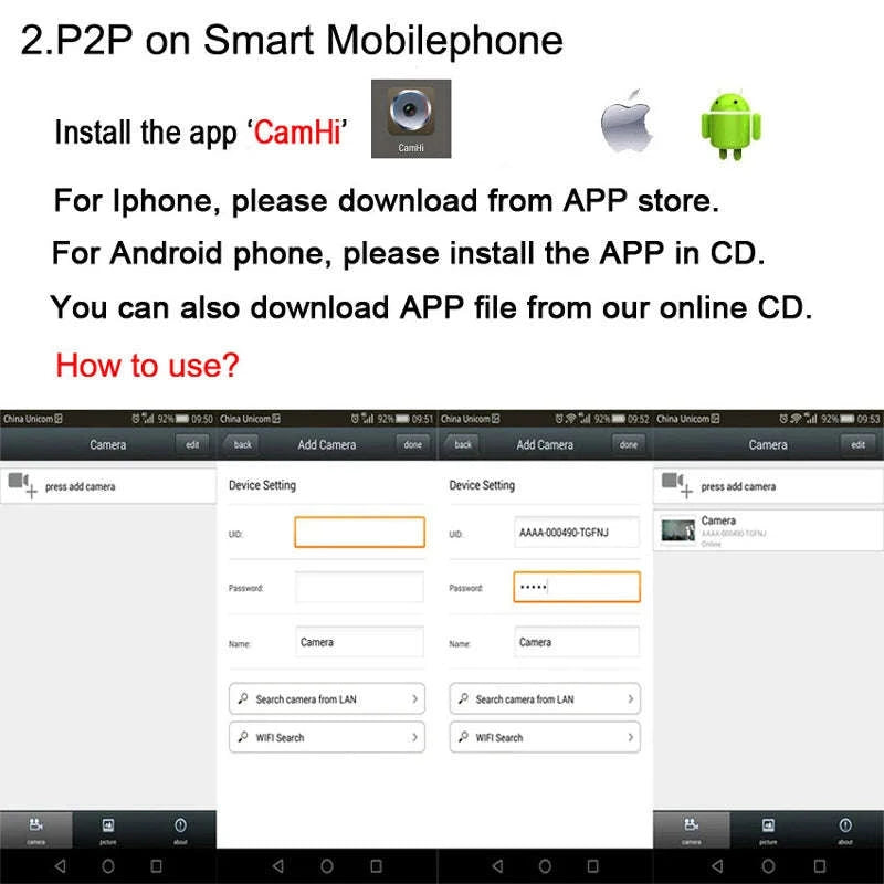 POE Zoom Camera with WiFi & 5MP Streaming Capability-5MP 64G (POE)