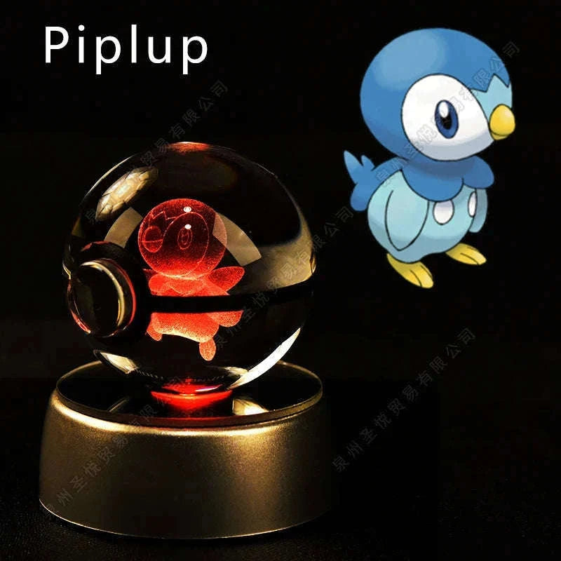 Pokemon Crystal Ball Night Light Lamp with Soft LED Glow-06 Umbreon
