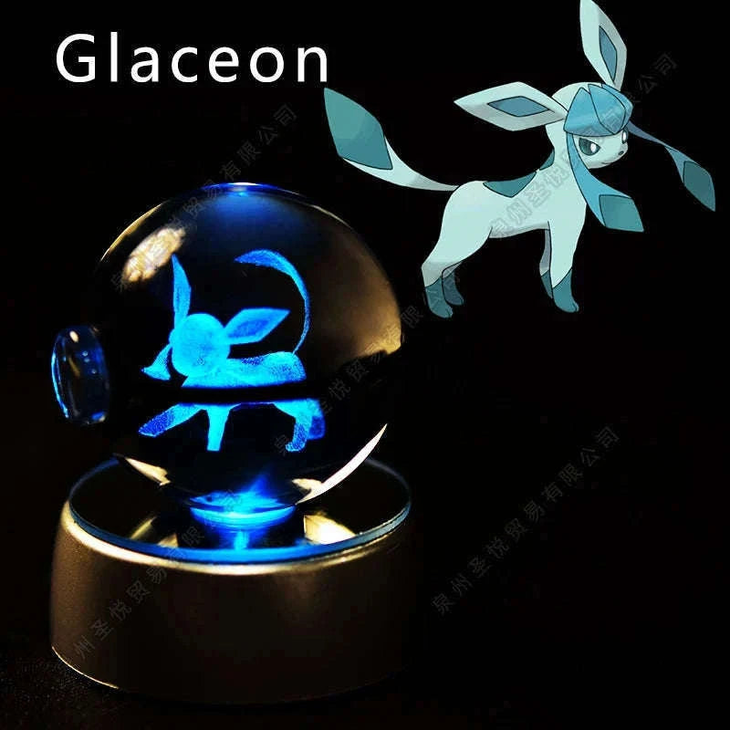 Pokemon Crystal Ball Night Light Lamp with Soft LED Glow-06 Umbreon
