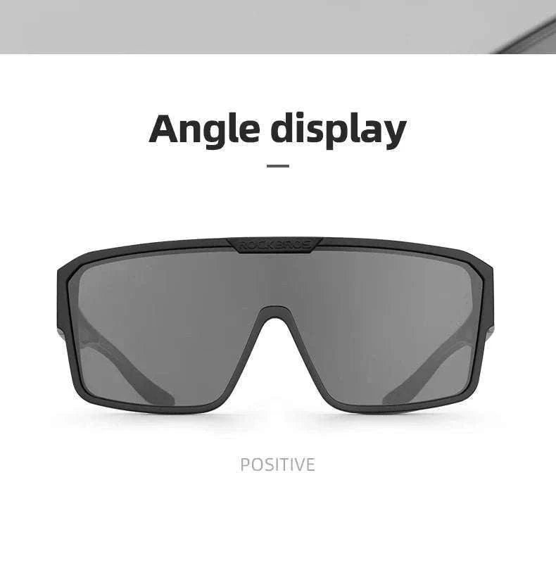 Polarized Cycling Sunglasses with Myopia Frame TR90 Sport Goggles-SP348