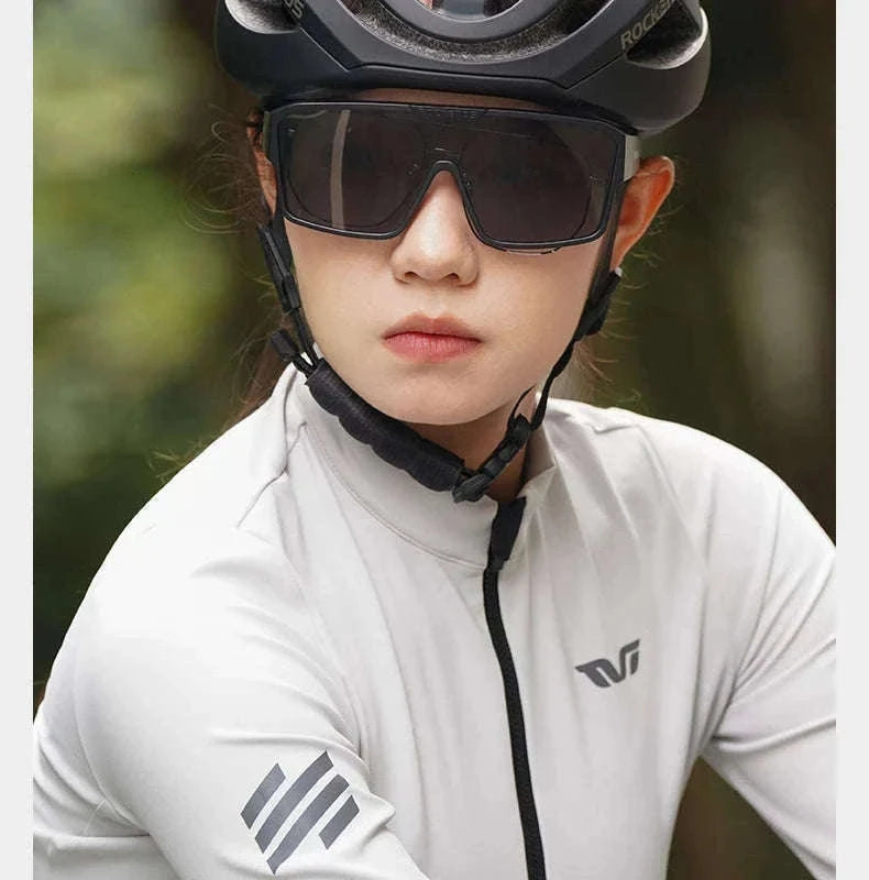 Polarized Cycling Sunglasses with Myopia Frame TR90 Sport Goggles-SP348