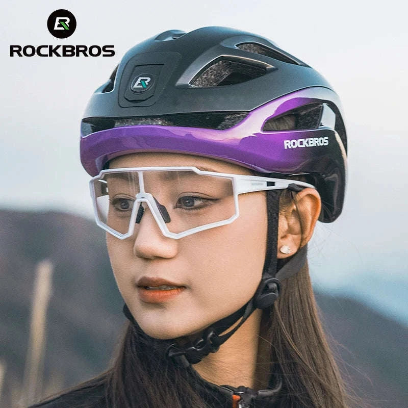 Polarized Cycling Sunglasses with TR90 Frame for Clear Outdoor Vision-SP316-4 Photochromic