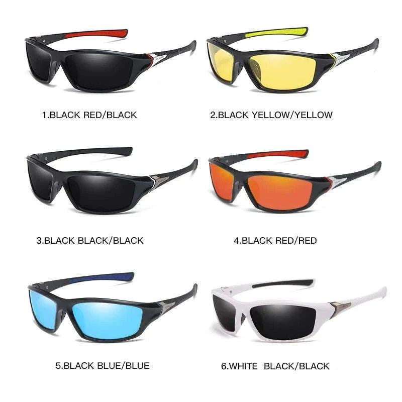 Polarized Cycling Sunglasses with UV400 Protection-D6