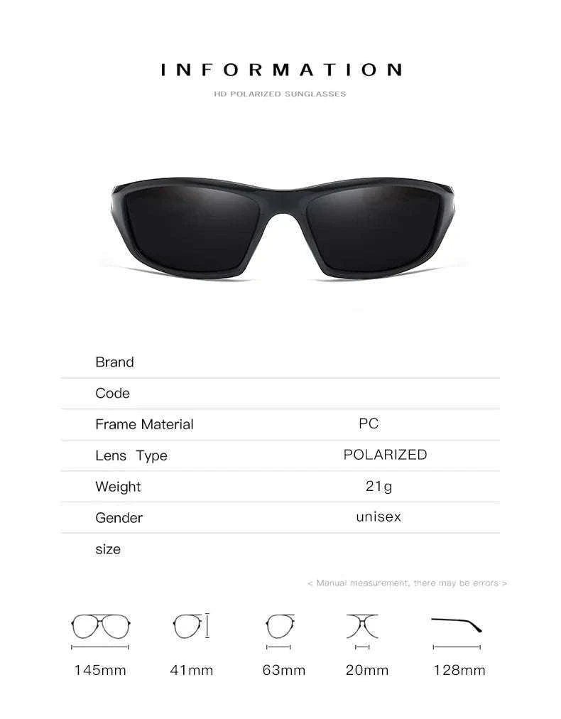 Polarized Cycling Sunglasses with UV400 Protection-D6