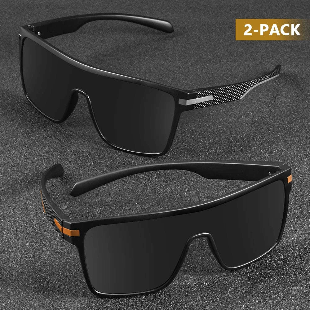 Polarized Oversized Square Sunglasses for Men and Women-C25 Silver / Other
