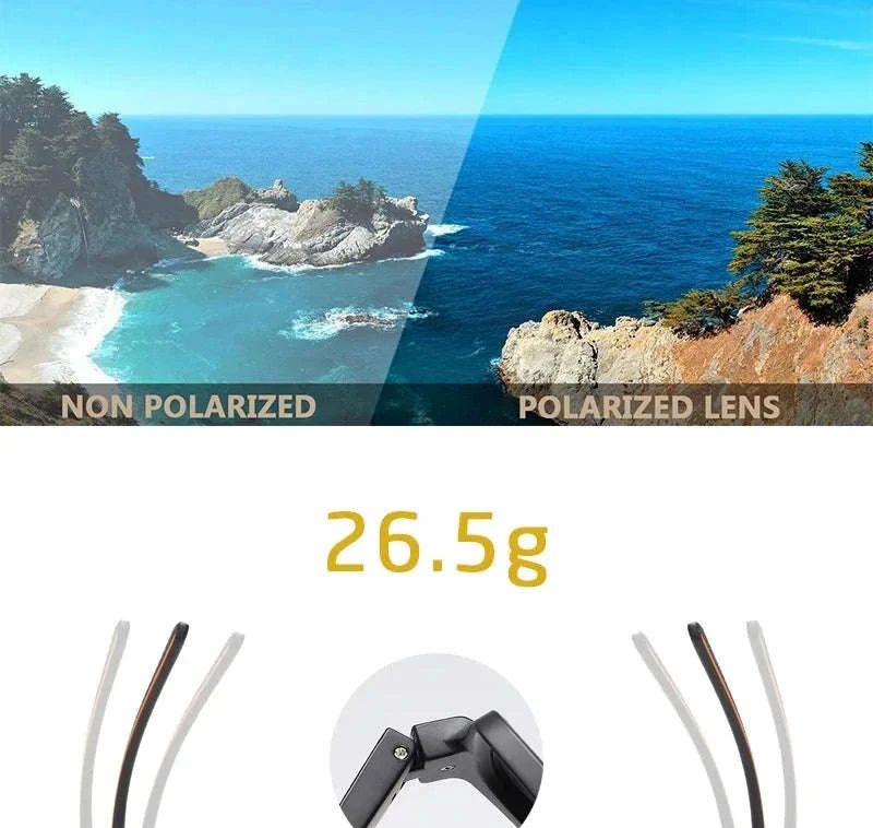 Polarized Oversized Square Sunglasses for Men and Women-C25 Silver / Other