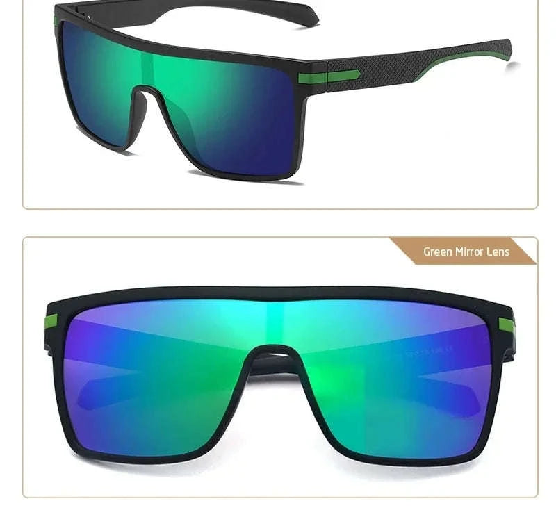 Polarized Oversized Square Sunglasses for Men and Women-C25 Silver / Other