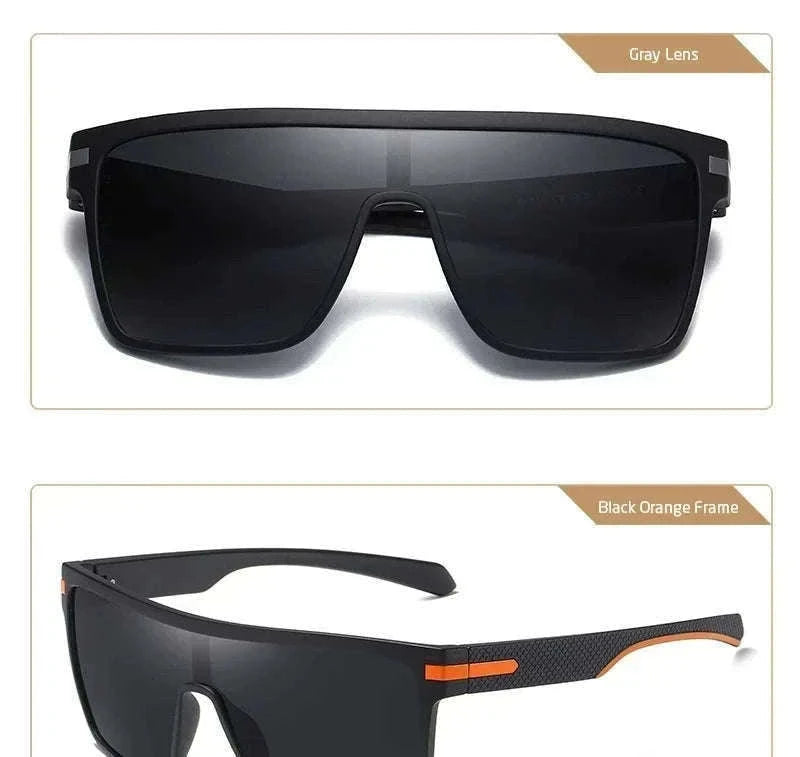Polarized Oversized Square Sunglasses for Men and Women-C25 Silver / Other