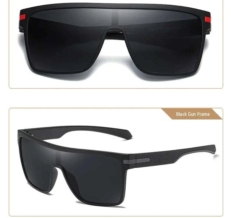 Polarized Oversized Square Sunglasses for Men and Women-C25 Silver / Other