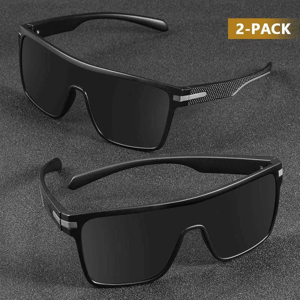 Polarized Oversized Square Sunglasses for Men and Women-C25 Silver / Other
