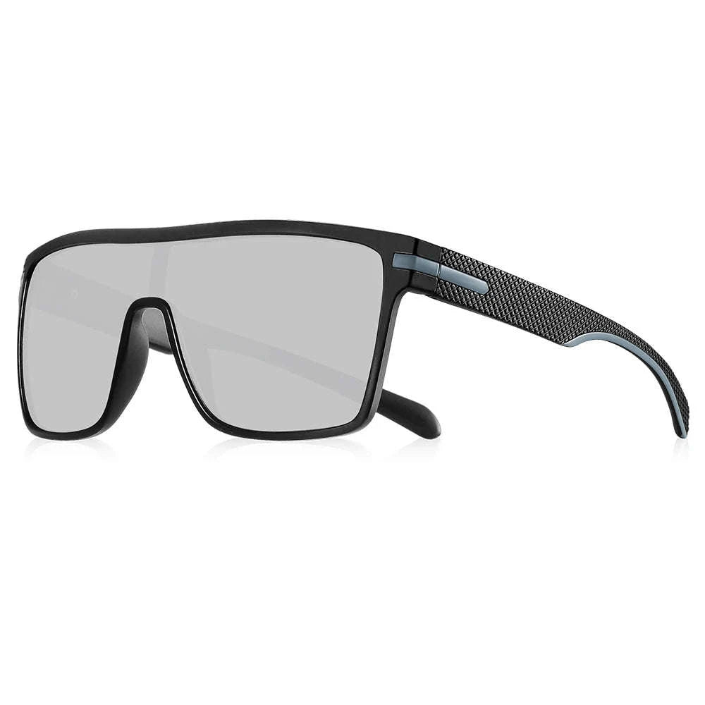 Polarized Oversized Square Sunglasses for Men and Women-C25 Silver / Other