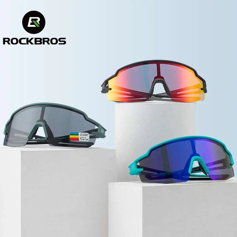 Polarized Photochromic Cycling Sunglasses UV400 TR90 Frame-10171 Polarized / Polarized / United States