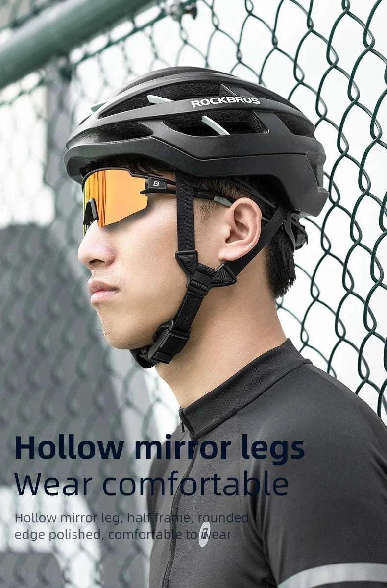 Polarized Photochromic Cycling Sunglasses UV400 TR90 Frame-10171 Polarized / Polarized / United States