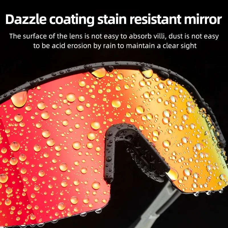 Polarized Photochromic Cycling Sunglasses UV400 TR90 Frame-10171 Polarized / Polarized / United States