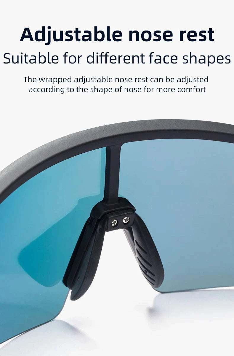Polarized Photochromic Cycling Sunglasses UV400 TR90 Frame-10171 Polarized / Polarized / United States