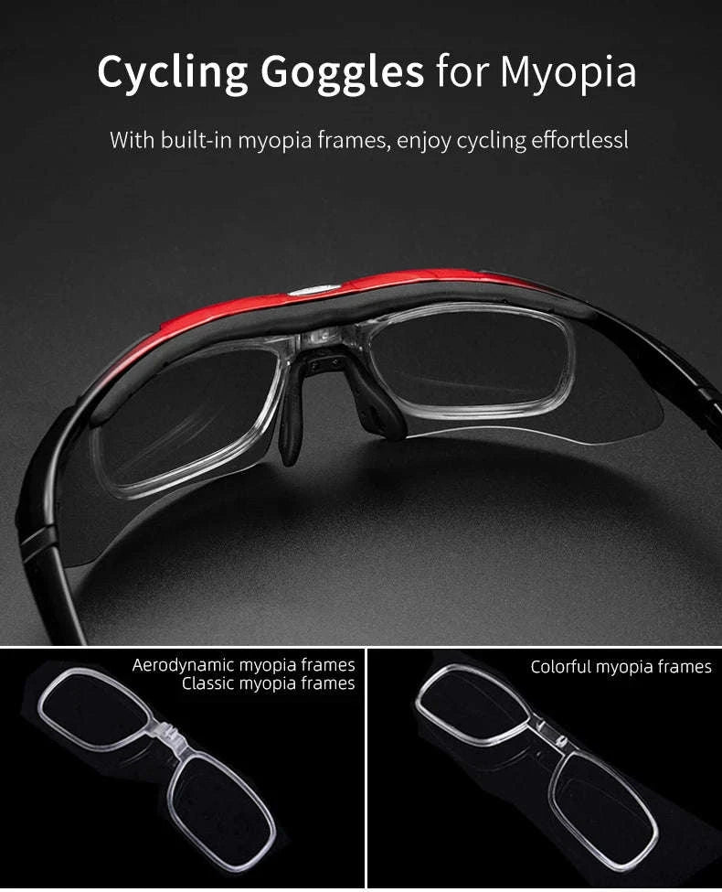 Polarized Photochromic Cycling Sunglasses with UV Protection-Photochromic 004 / Polarized