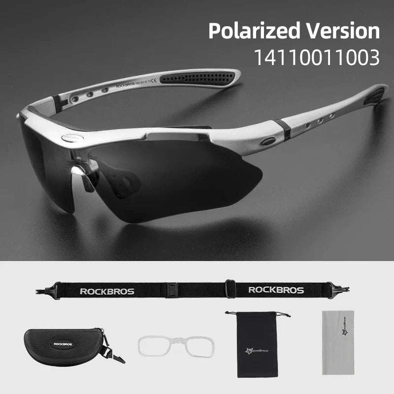 Polarized Photochromic Cycling Sunglasses with UV Protection-Photochromic 004 / Polarized