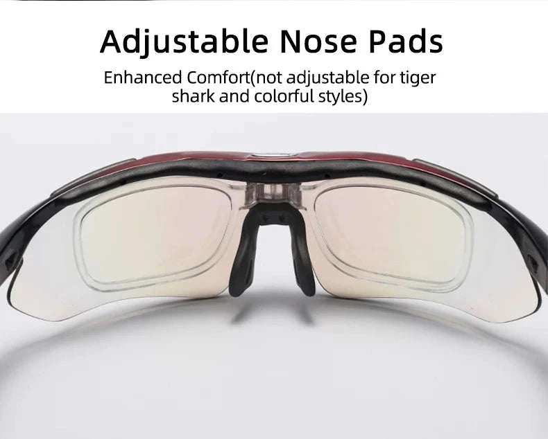 Polarized Photochromic Cycling Sunglasses with UV Protection-Photochromic 004 / Polarized
