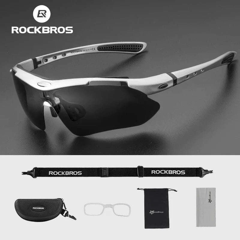 Polarized Photochromic Cycling Sunglasses with UV Protection-Photochromic 004 / Polarized