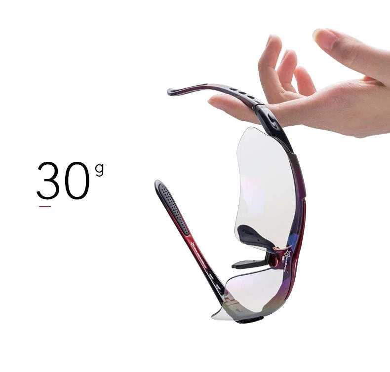 Polarized Photochromic Cycling Sunglasses with UV Protection-Photochromic 004 / Polarized
