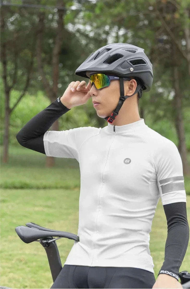 Polarized UV400 Cycling Sunglasses Large Frame TR90 Sport Glasses-10134WRD / Polarized / One Size