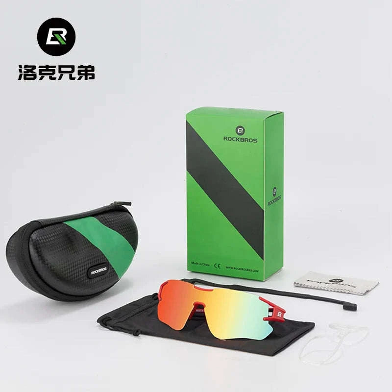 Polarized UV400 Cycling Sunglasses Photochromic Outdoor Eyewear-10125 Photochromic
