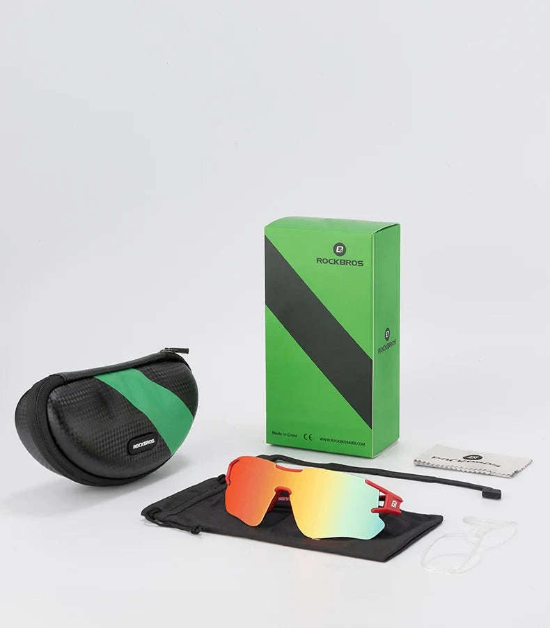 Polarized UV400 Cycling Sunglasses Photochromic Outdoor Eyewear-10125 Photochromic