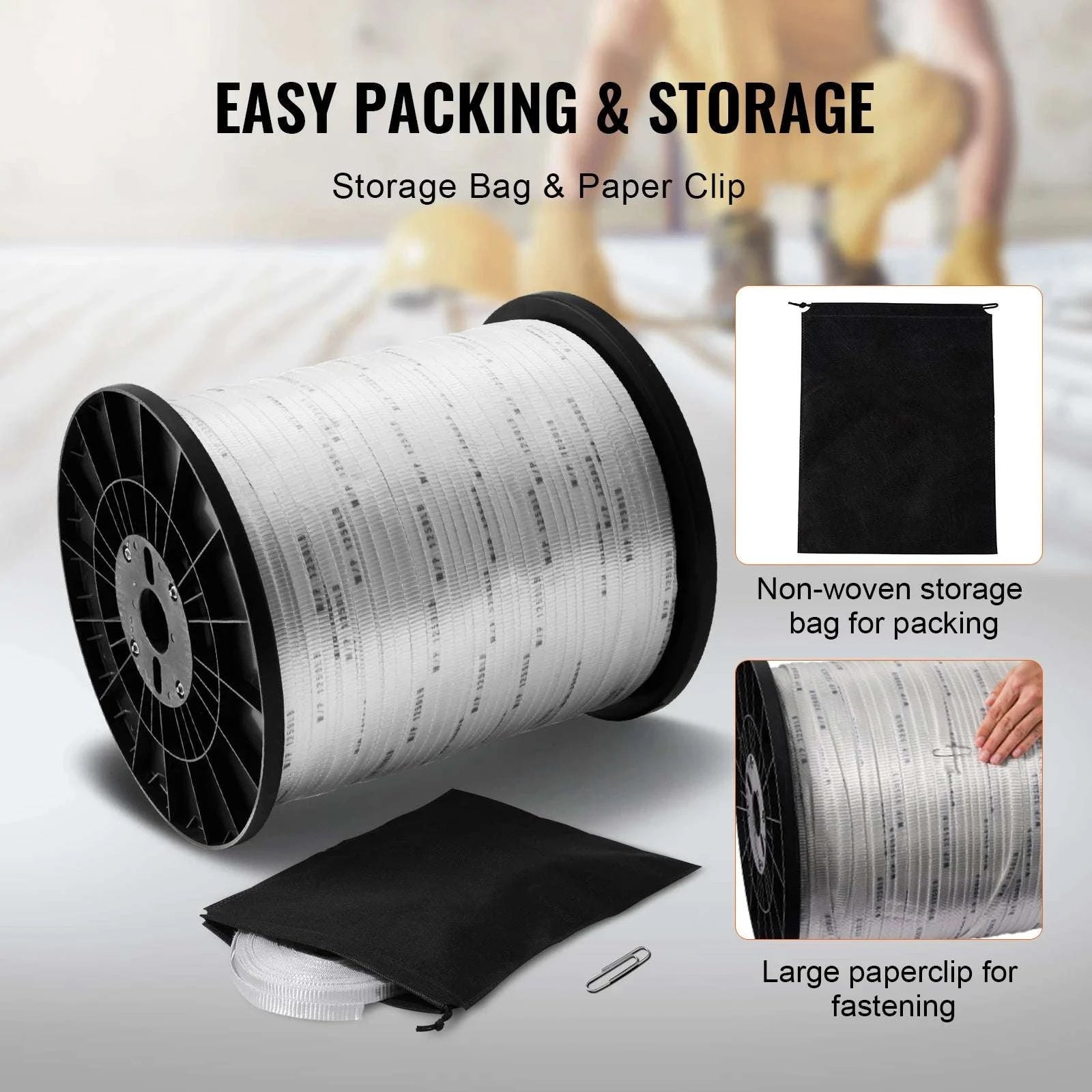 Polyester Pull Tape Flat Rope for Cable Pulling and Conduit Work-