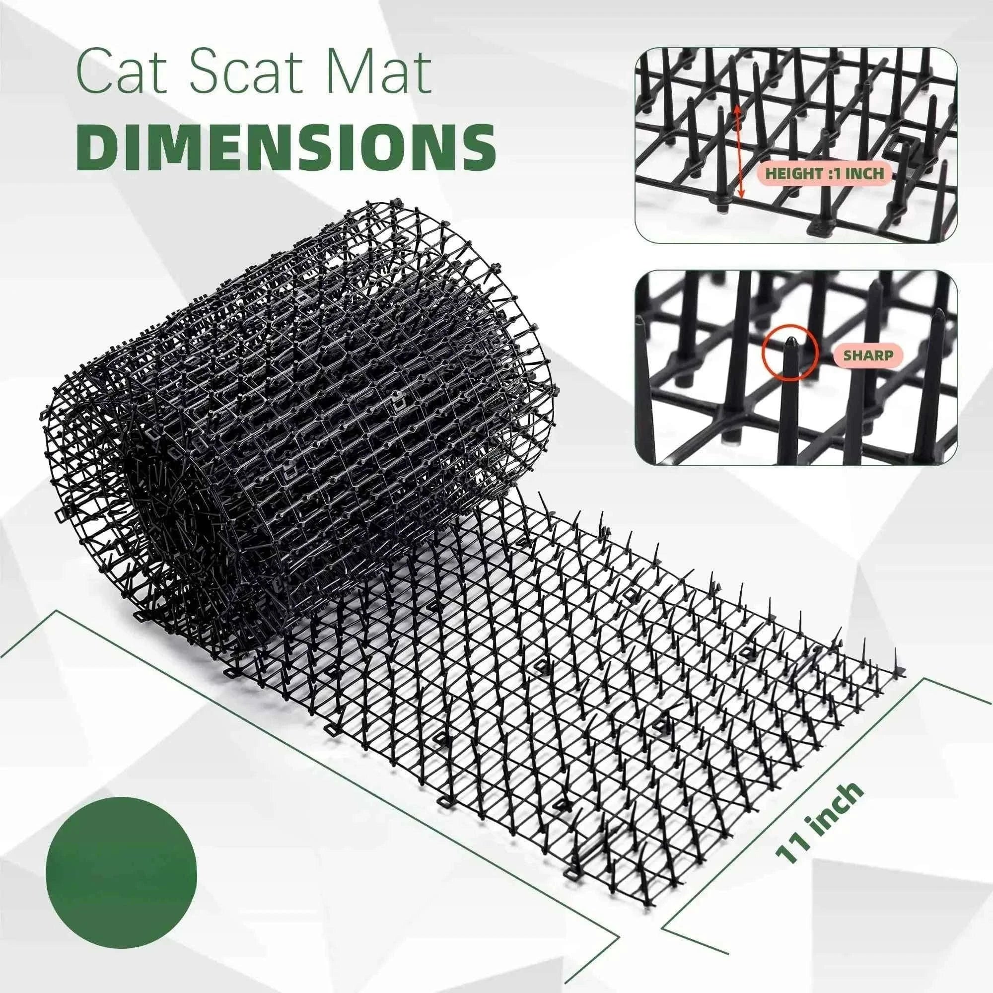 Polypropylene Cat and Dog Spike Mat for Garden Protection-Default Title