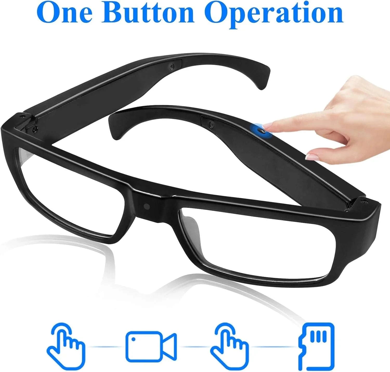 Portable 1080P HD Mini Glasses Camera-Glasses A