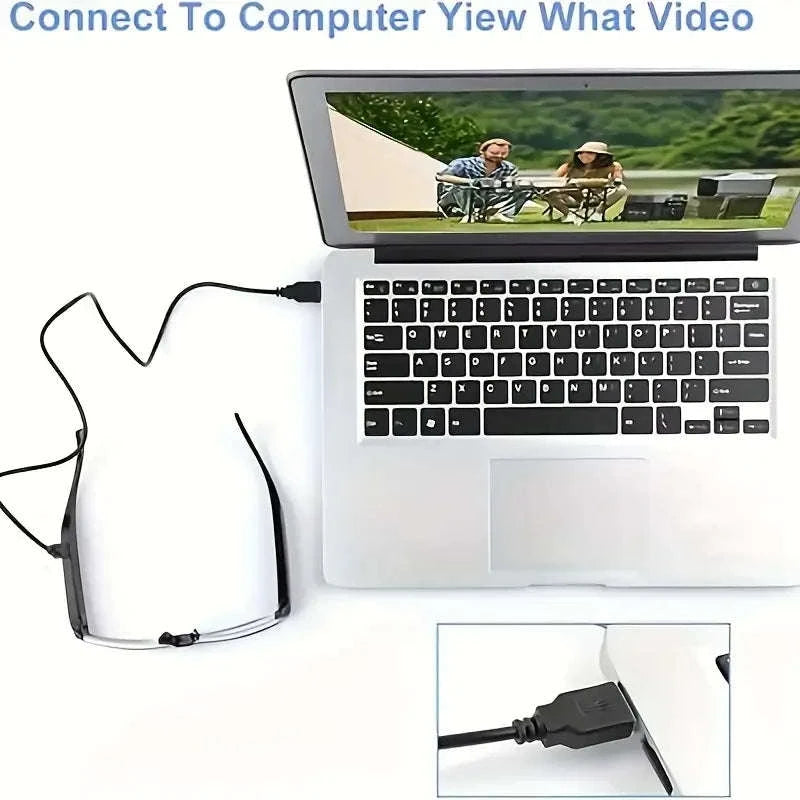 Portable 1080P HD Mini Glasses Camera-Glasses A