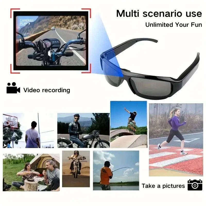 Portable 1080P HD Mini Glasses Camera-Glasses A