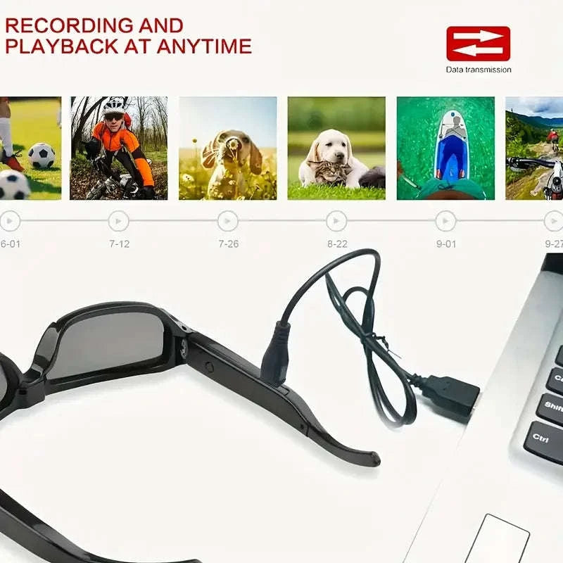 Portable 1080P HD Mini Glasses Camera-Glasses A