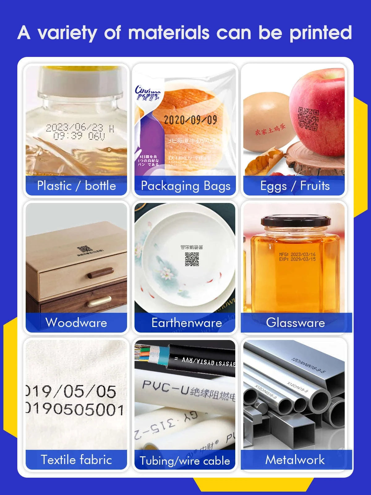 Portable 12.7mm Inkjet Printer for Expiry Dates, Barcodes & QR Codes-printer / China Mainland