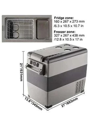 Portable 12V Car Refrigerator Freezer with Fast Cooling -20℃ to 50℉-CZECH REPUBLIC / 15L