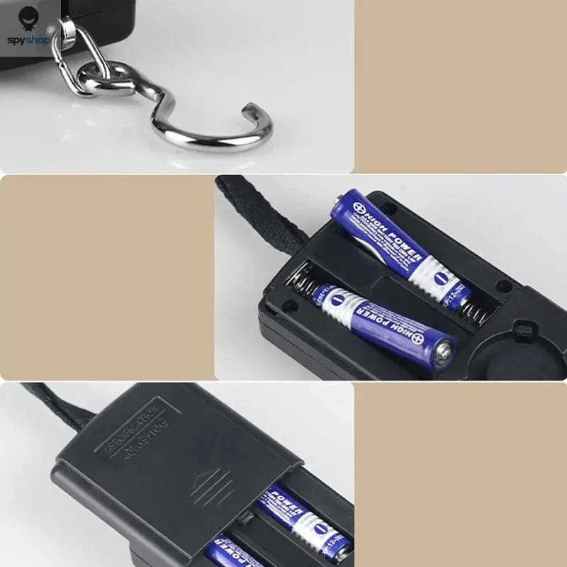 Portable 40kg Hanging Digital Scale-black