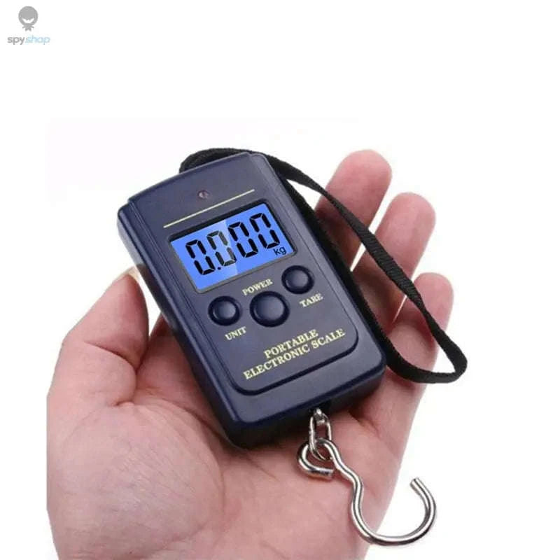 Portable 40kg Hanging Digital Scale-black