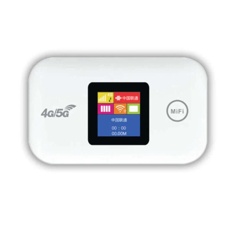 Portable 4G Mobile WiFi Router with SIM Slot-White