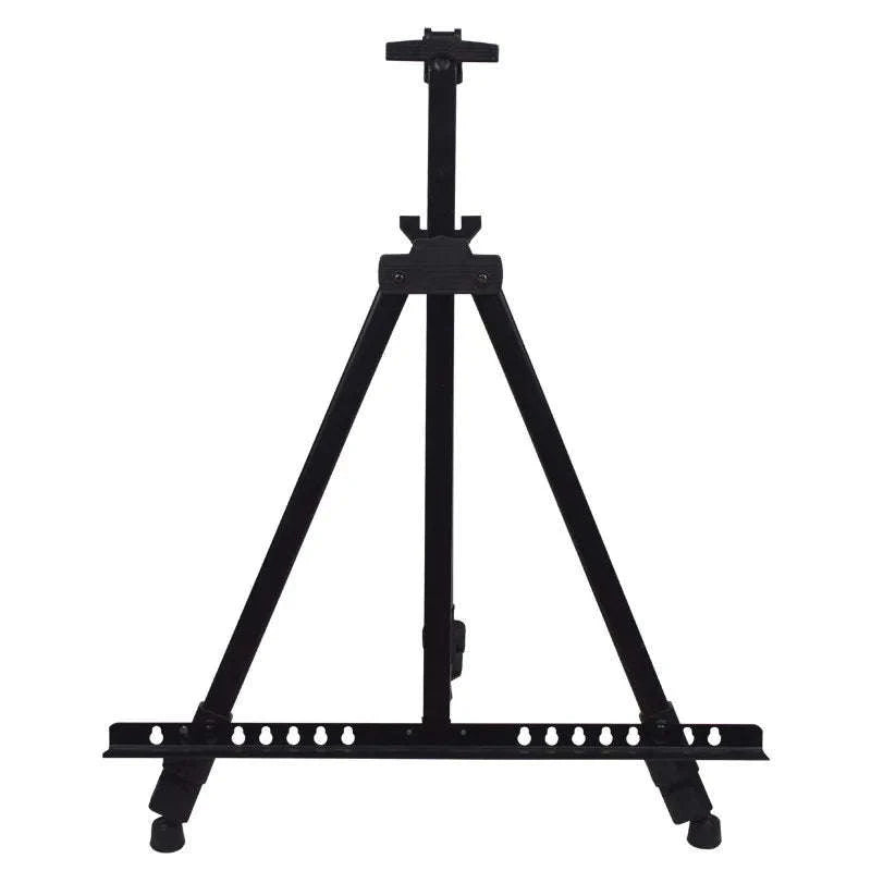 Portable Adjustable Metal Sketch Easel-Black-Iron-Easel