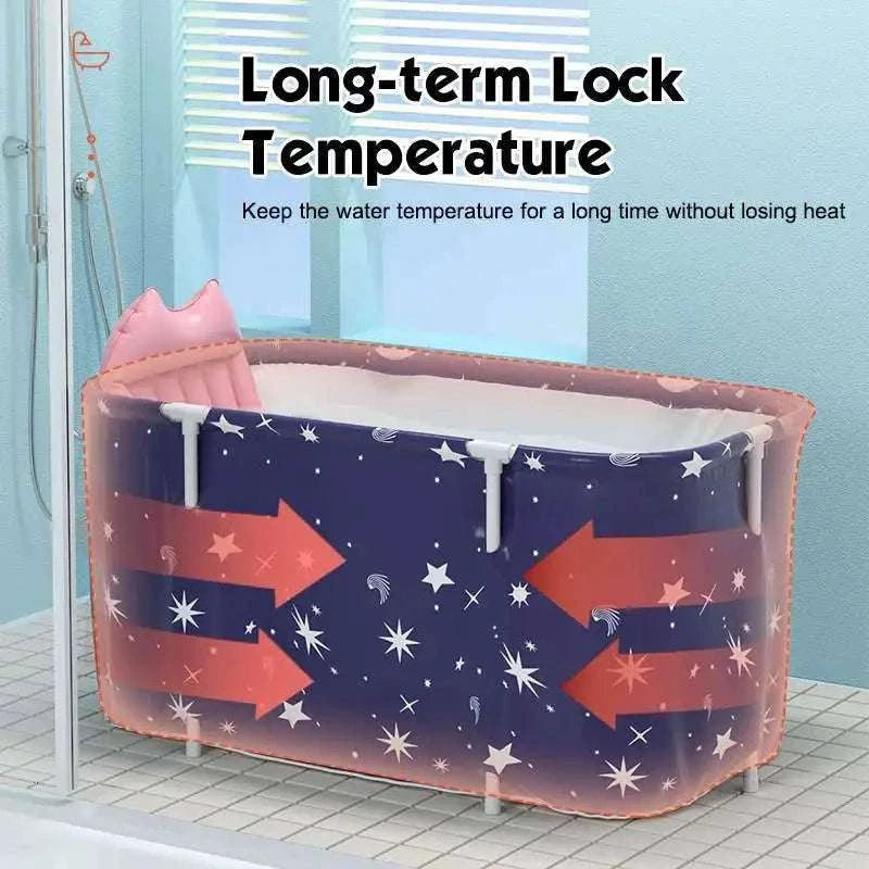 Portable Adult Folding Bathtub with Insulated Design-Square shape / spain