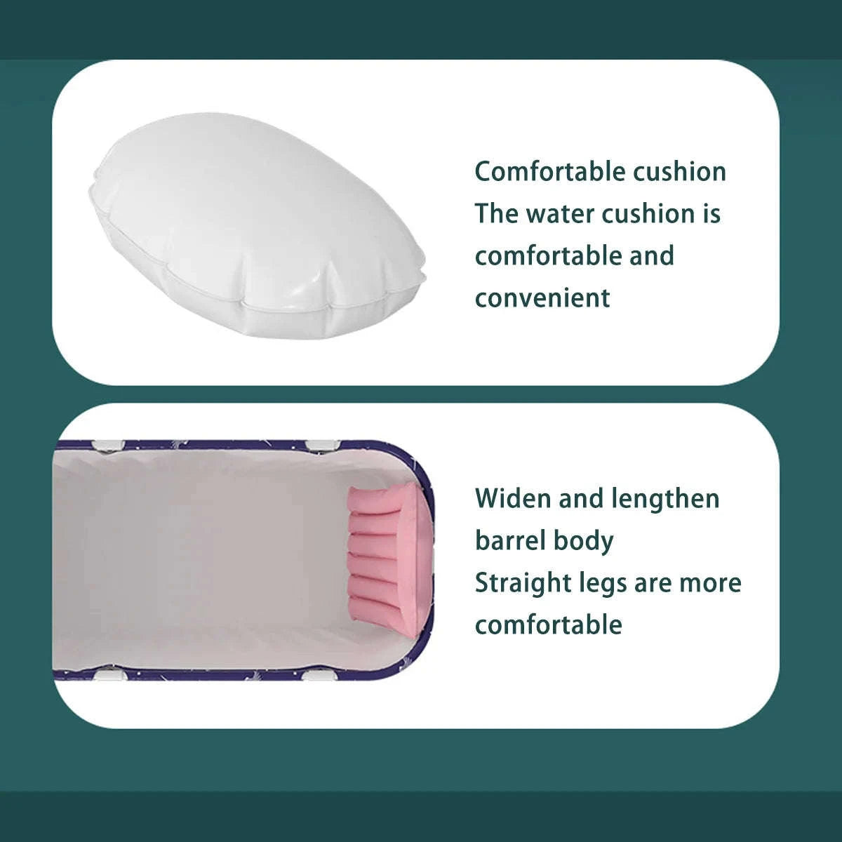 Portable Adult Folding Bathtub with Insulated Design-Square shape / spain