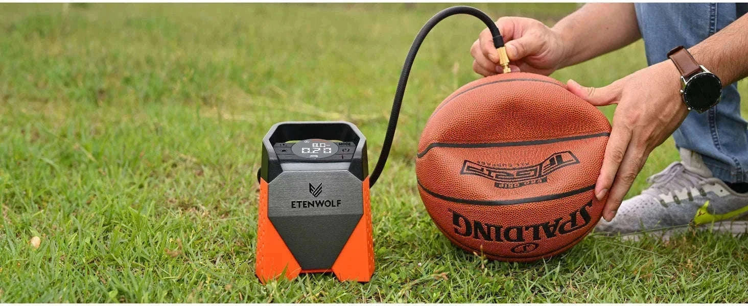 Portable Air Compressor Tire Inflator 7800mAh 160 PSI-S3se orange / China Mainland