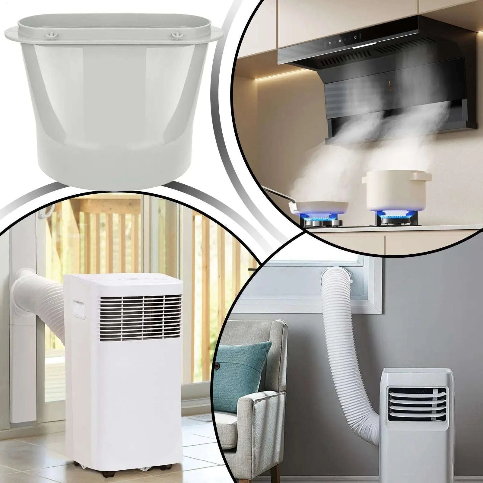 Portable Air Conditioner Hose Adapter for 130mm/150mm Diameter-13cm